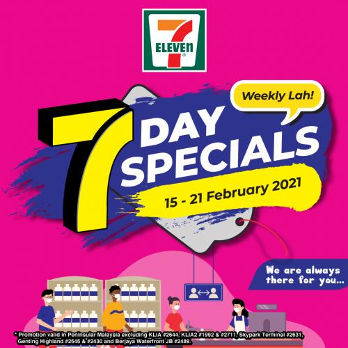 7 Eleven 7 Days Special Promotion (15 February 2021 - 21 February 2021)