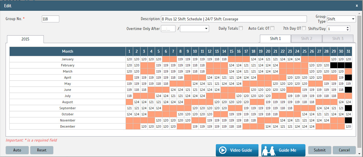 8 Plus 12 Shift Schedule