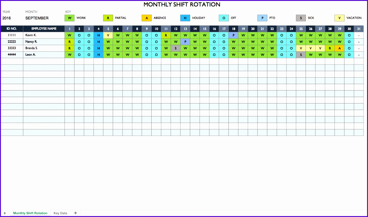 8 Weekly Schedule Template Excel - Excel Templates - Excel Templates