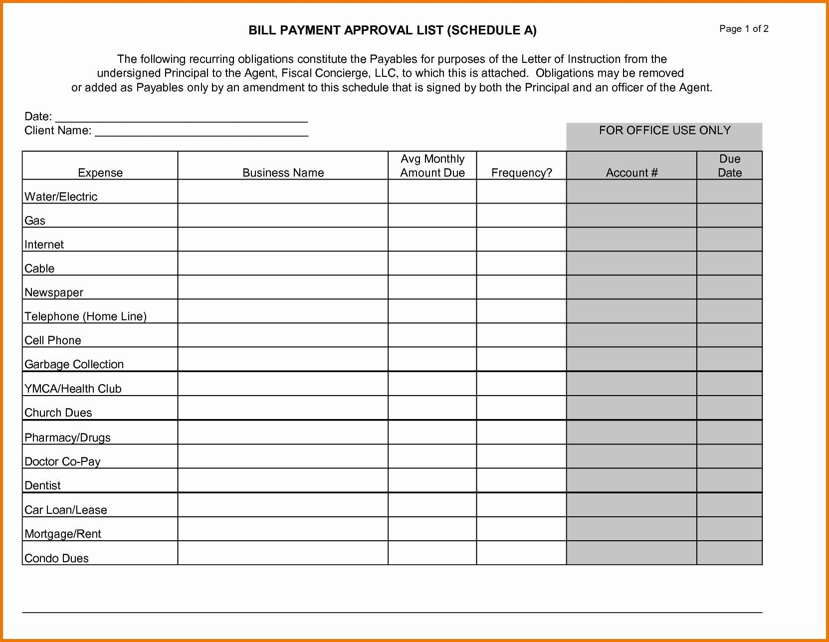 Bill Due Date Calendar Template | Calendar Template Printable