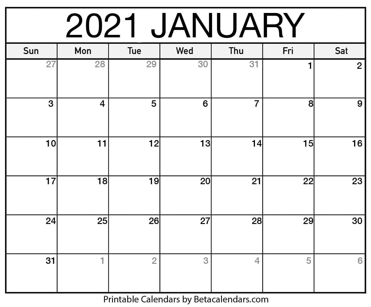 Blank Calendar You Can Type On 2021 - Example Calendar