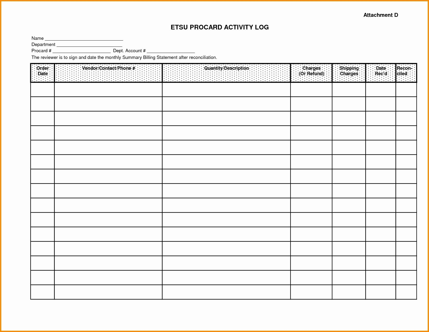 Blank Monthly Bill Payment Sheet - Template Calendar Design