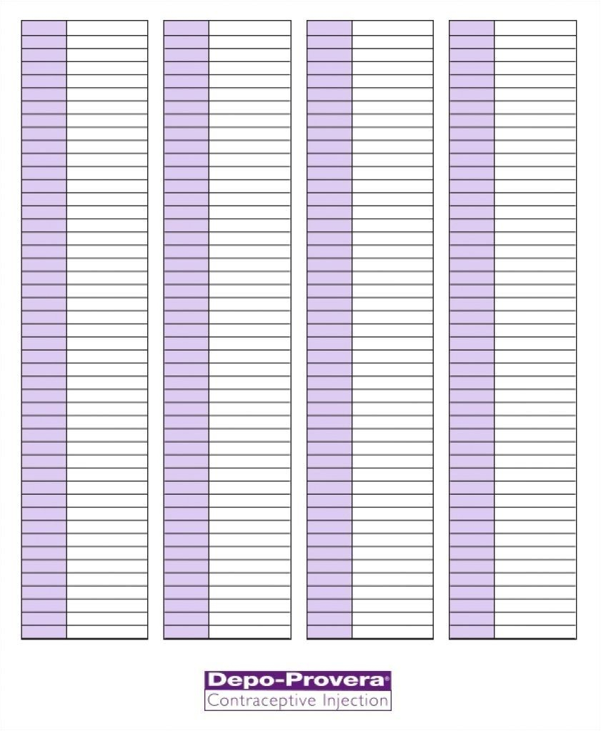 Depo Provera Schedule 2021 | Calendar Printables Free Blank