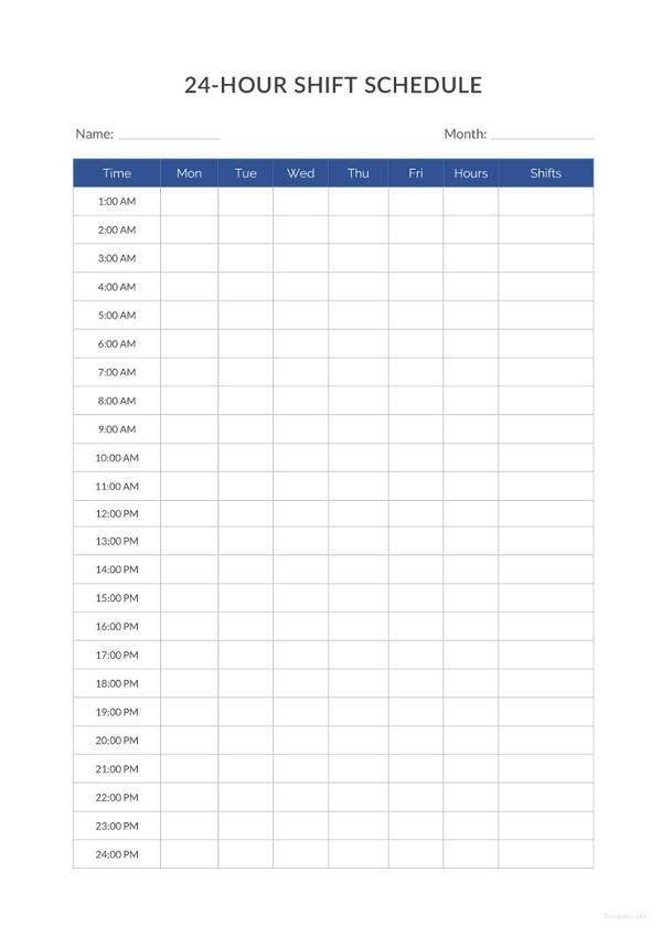 Employee Shift Schedule Template Understanding The