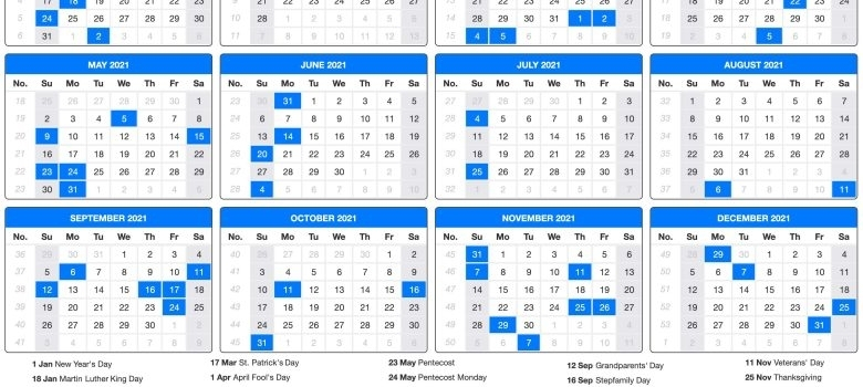 Federal Pay Periods 2021 Calendar | Printable Calendar Template 2021