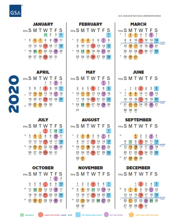 Federal Payday Calendar 2021 | 2022 Calendar