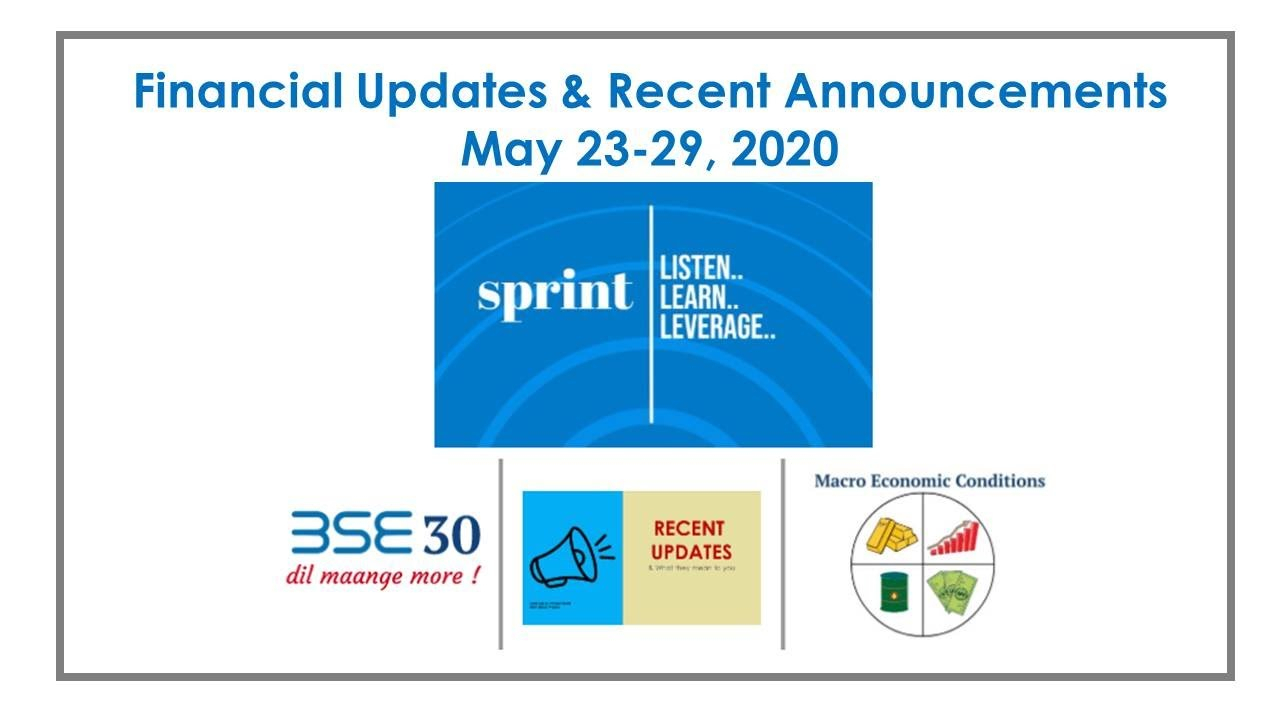 Financial Updates &amp; Recent Announcements | Sprint Weekly