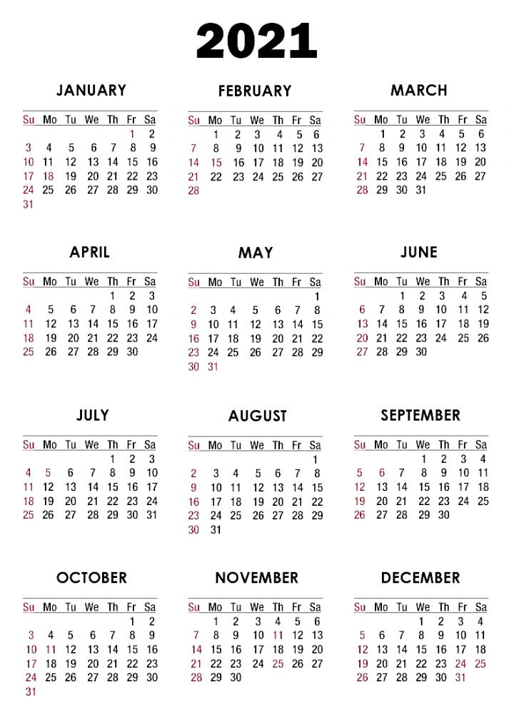 Free Editable 2021 Calendars | Calendar Printables Free Blank