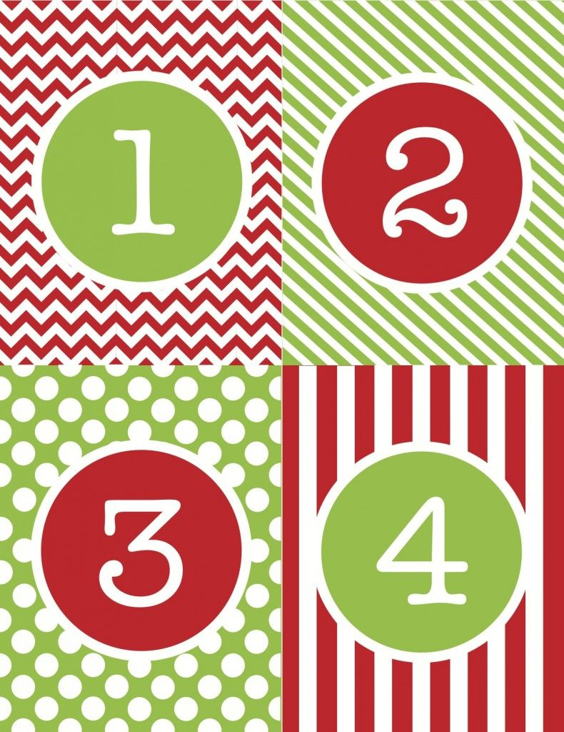 Free Printable Calendar Numbers 1-31 | Calendar Printables