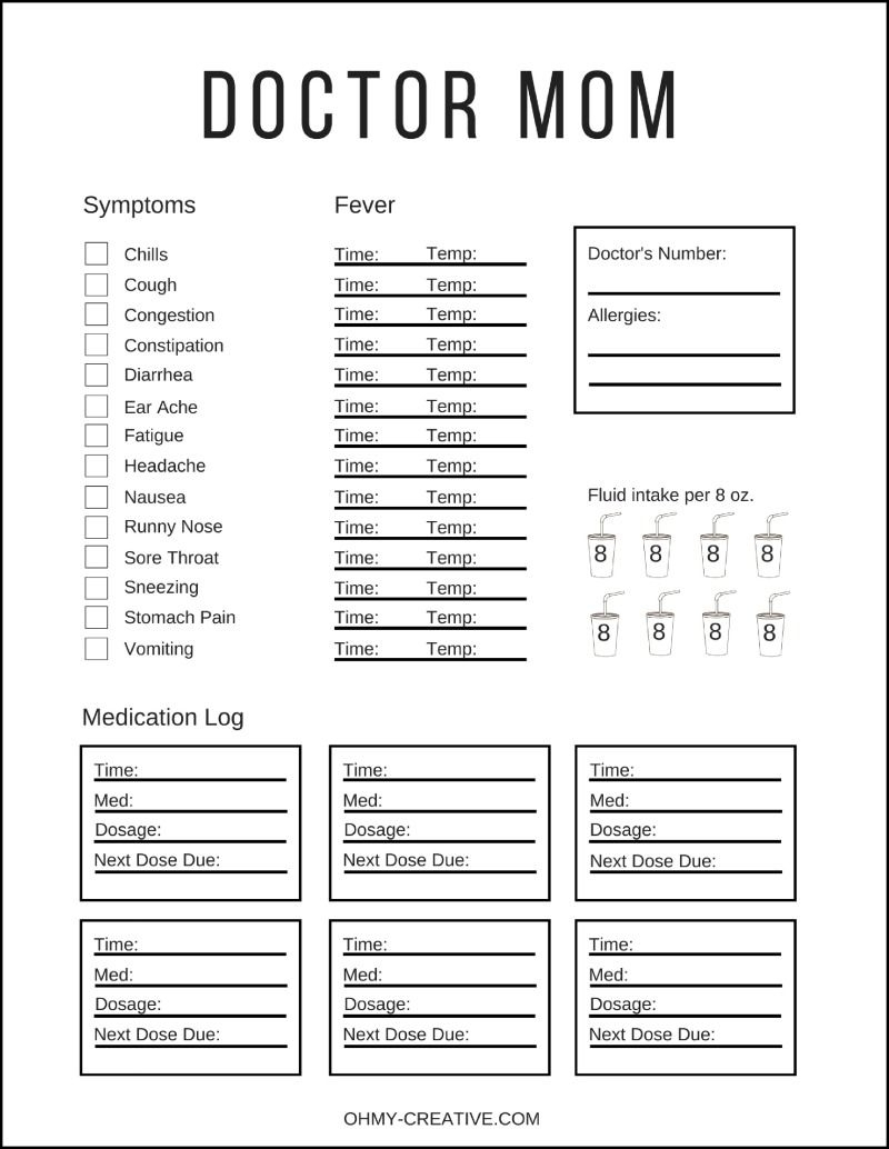 Free Printable Perpetual Medicine Calendar - Calendar