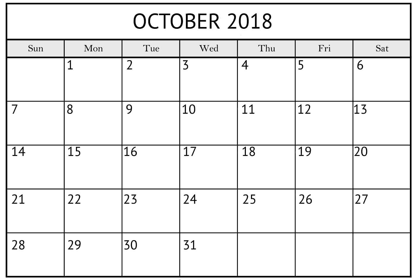 Pocket Calendar Template