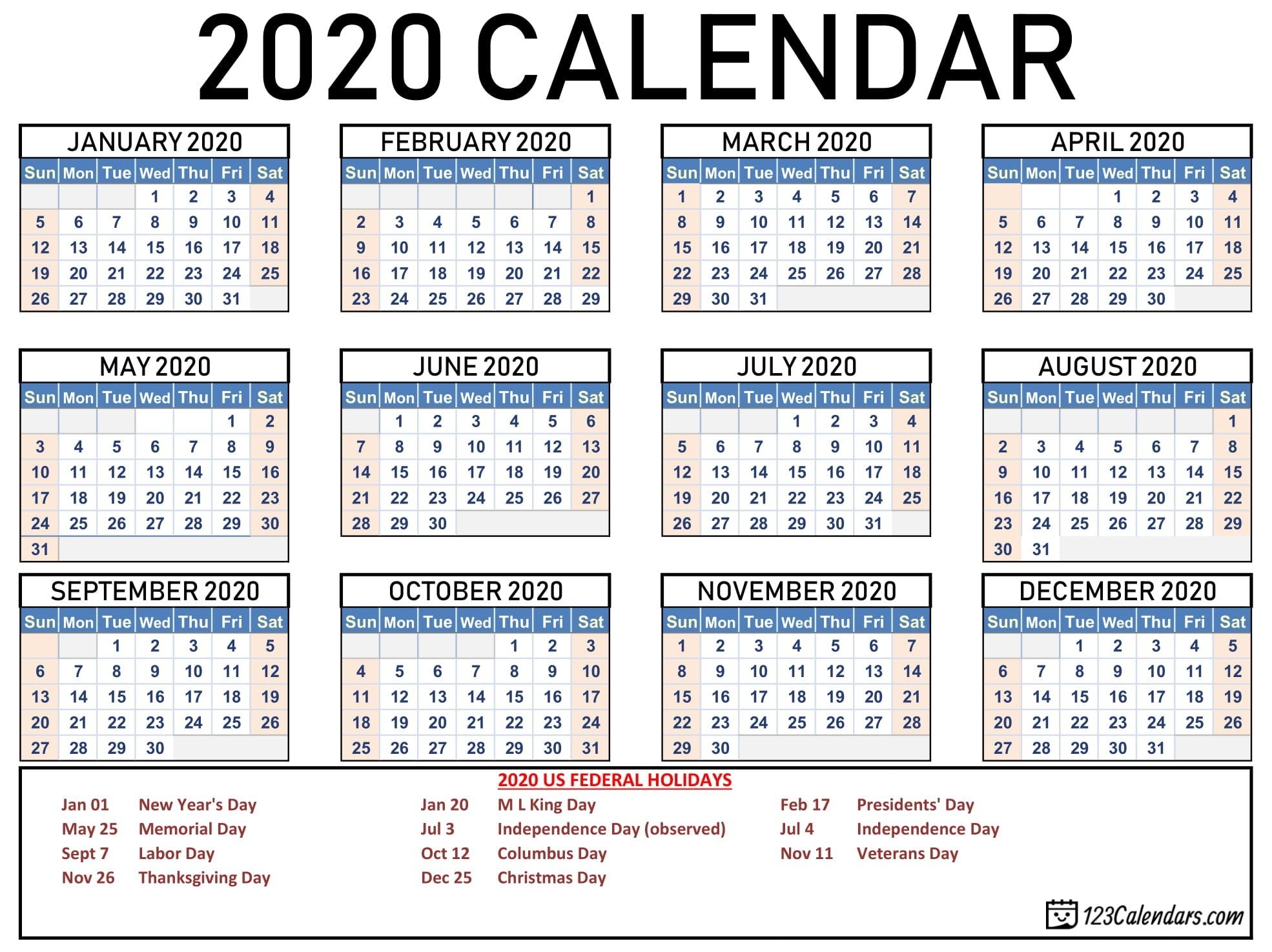 How To Free 2020 Checkbook Size Calendar Same Size As A