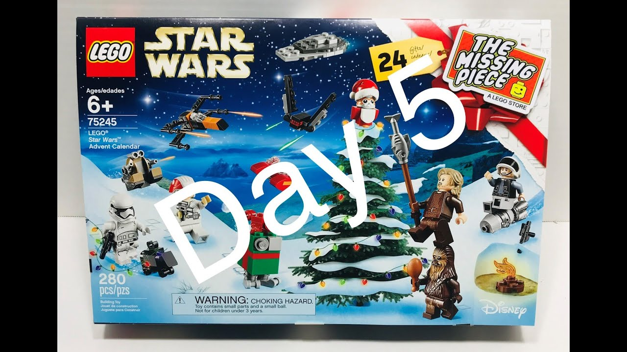 Lego Star Wars 2019 Advent Calendar Day 5 - Youtube