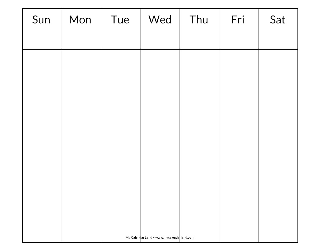 Lovely Days Of The Week Calendar Printables | Free