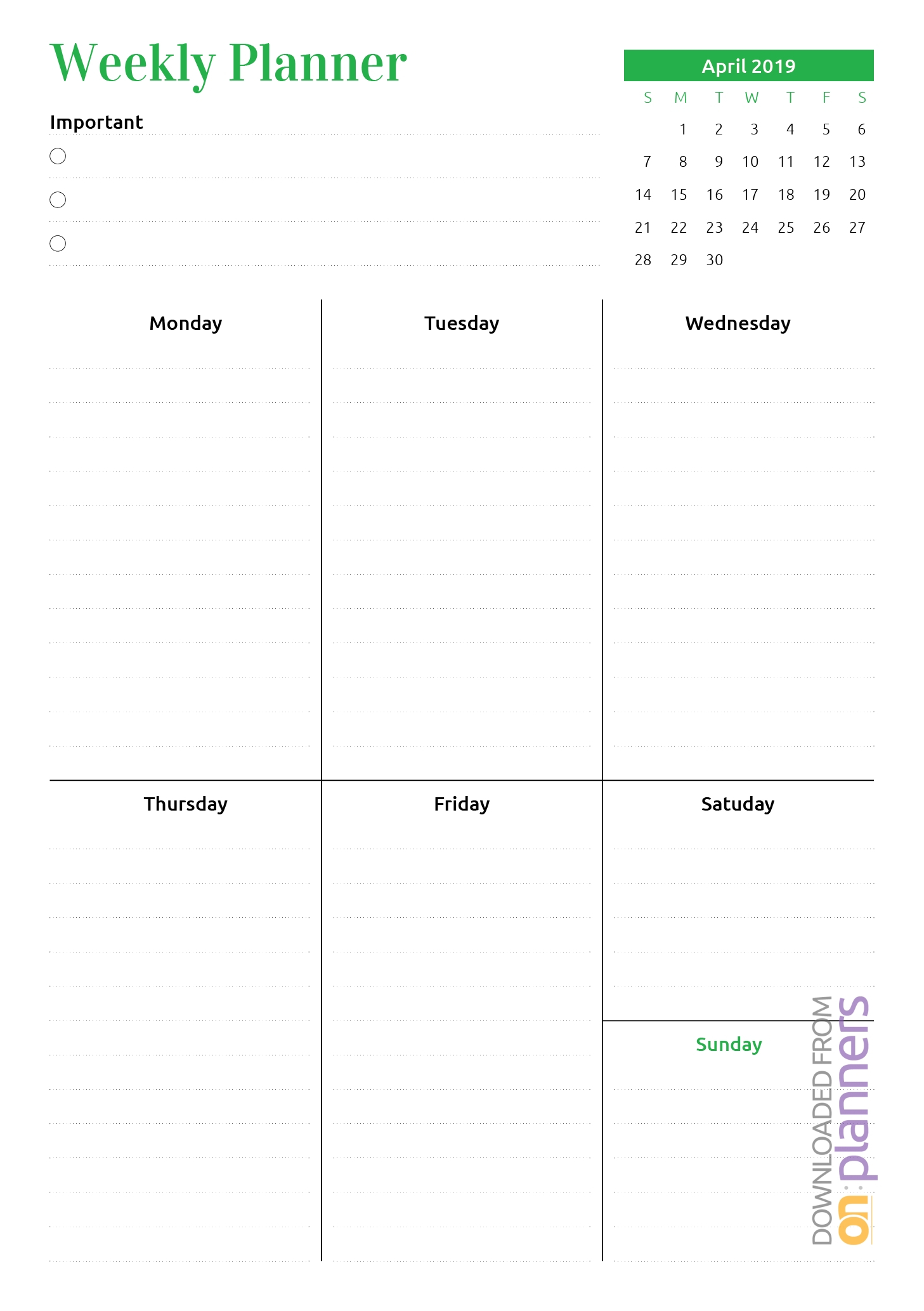 Month At A Glance Blank Calendar | Calendar Template Printable