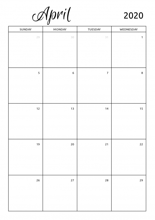 Monthly Calendars To Print And Fill Out Graphics