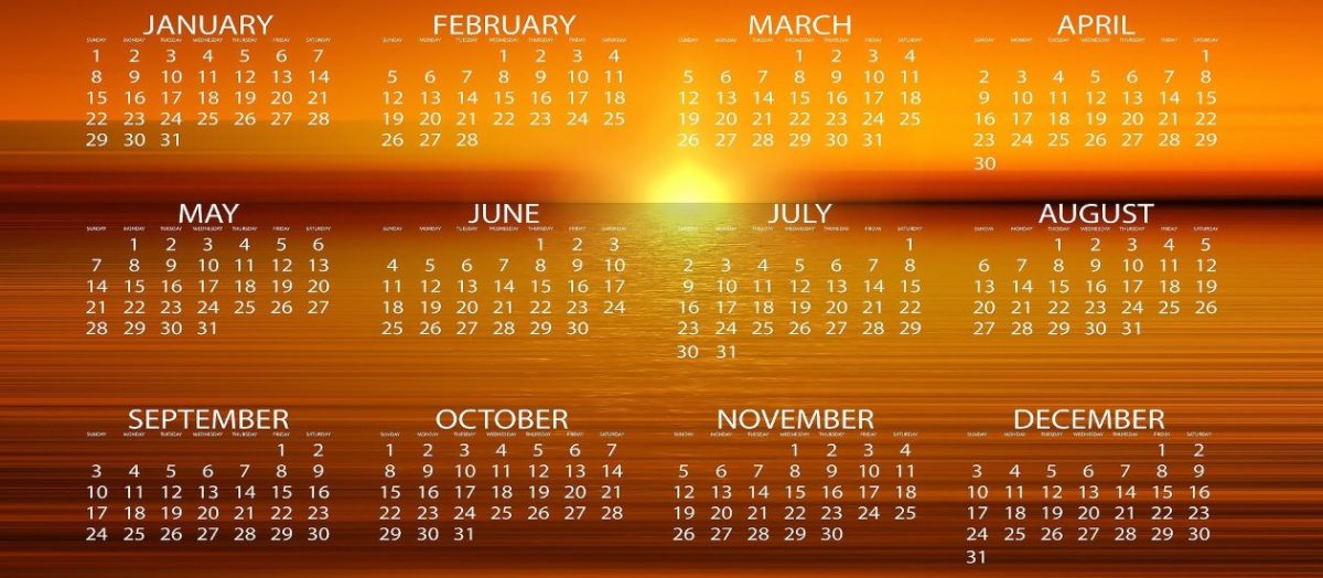 Parsha Calendar Hebrew