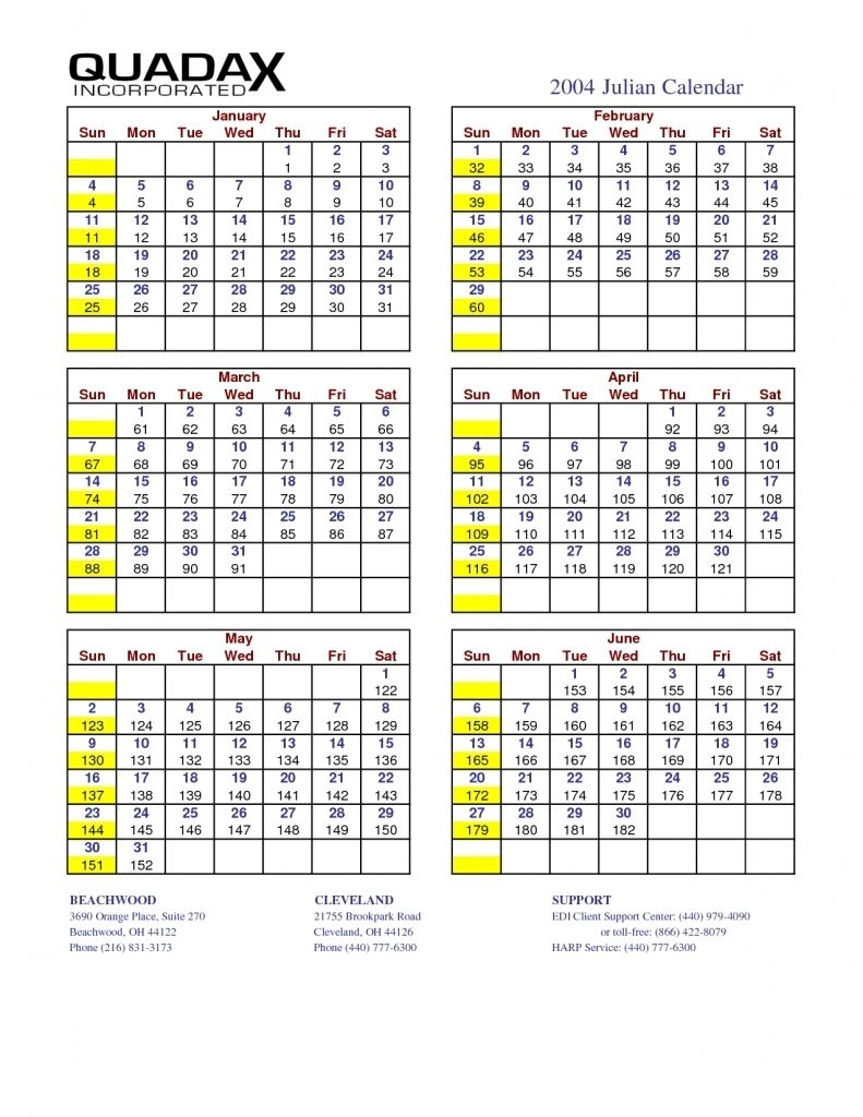 Printable Quadax Julian Calendar 2021 | Free 2021