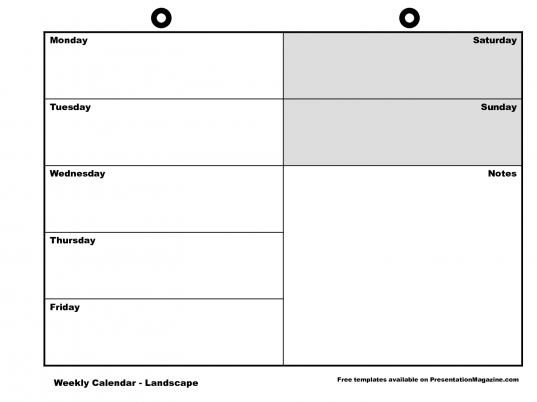 Sunday To Saturday Week Printable Calendar | Printable