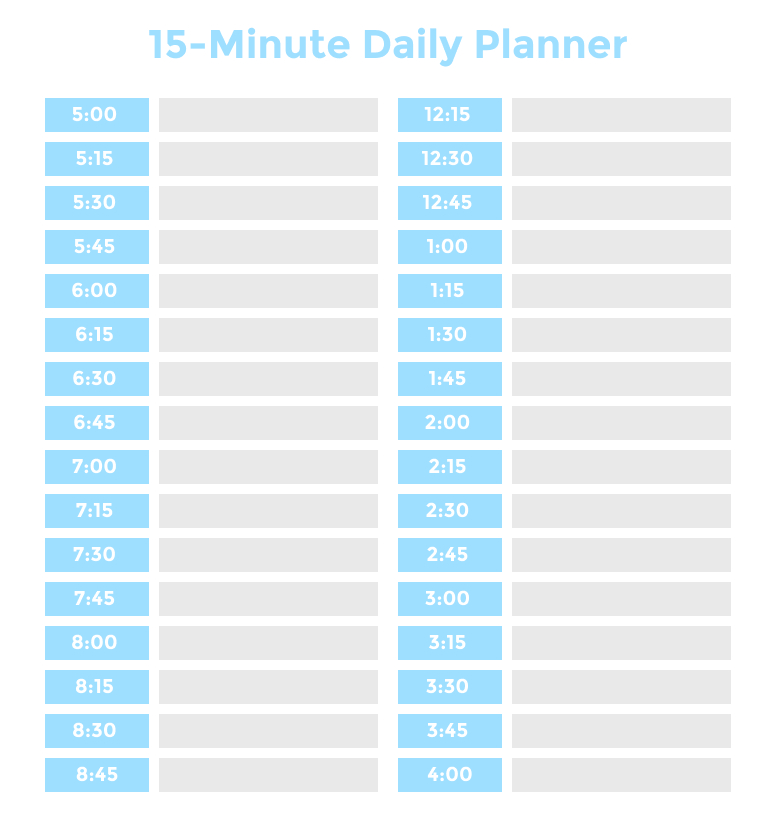 Time Blocking Planner (+ 9 Free Time Blocking Templates)