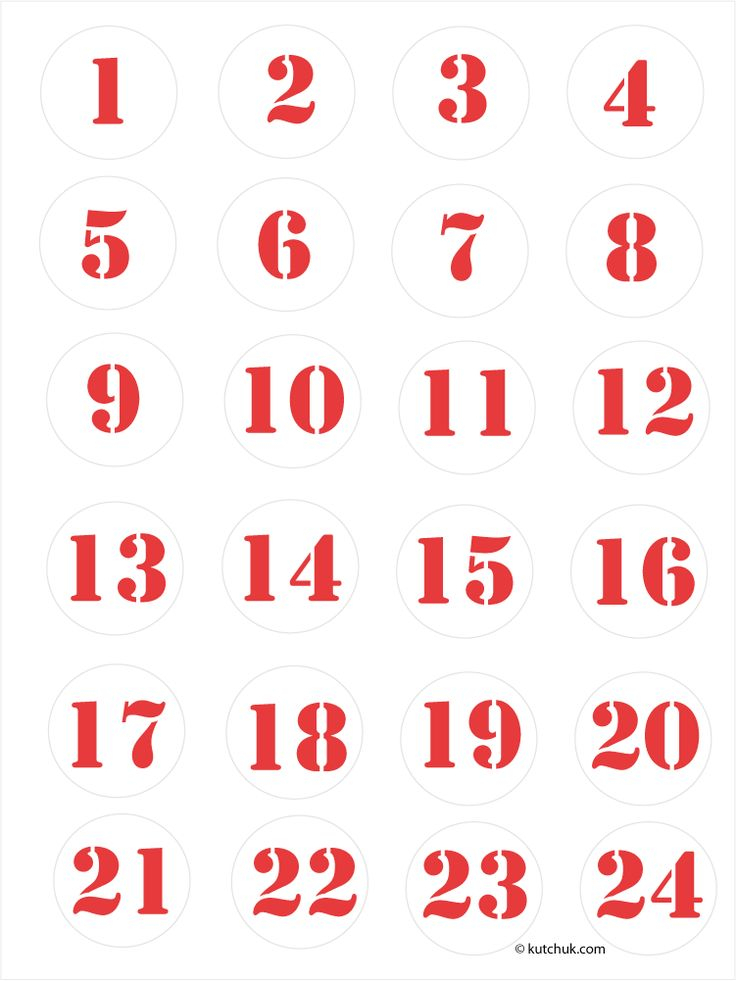 numbers-for-calendars-1-31