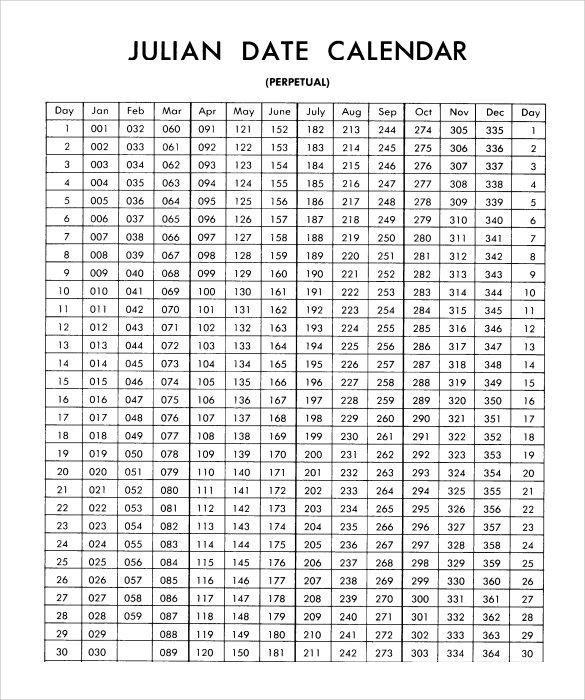 20+ Julian Calendar 2021 - Free Download Printable