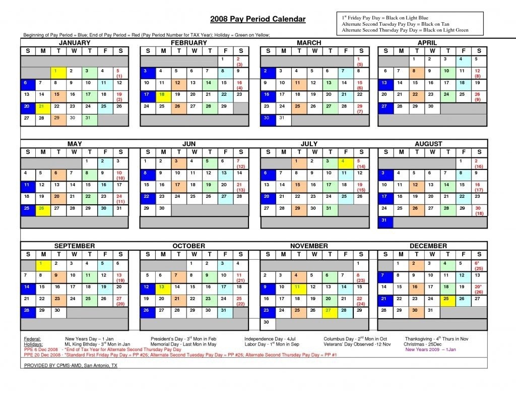 2020 Government Payroll Calendar - Template Calendar Design