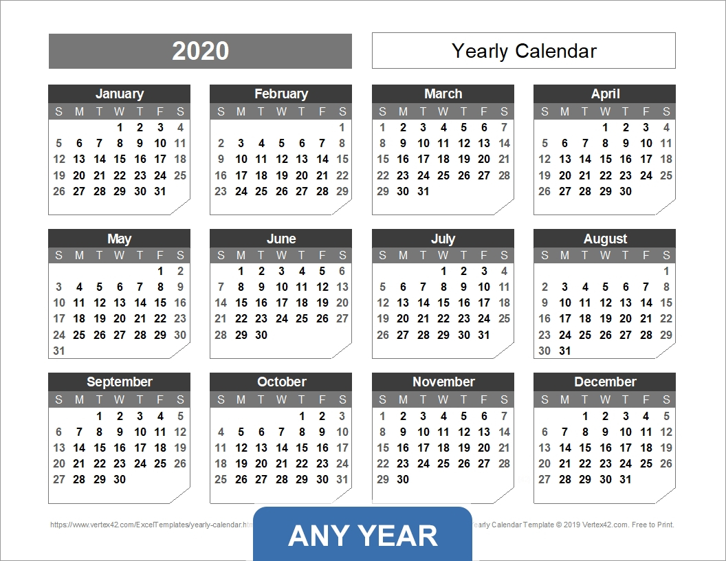 2021 Full Calendar With Spaces | Calendar Template Printable