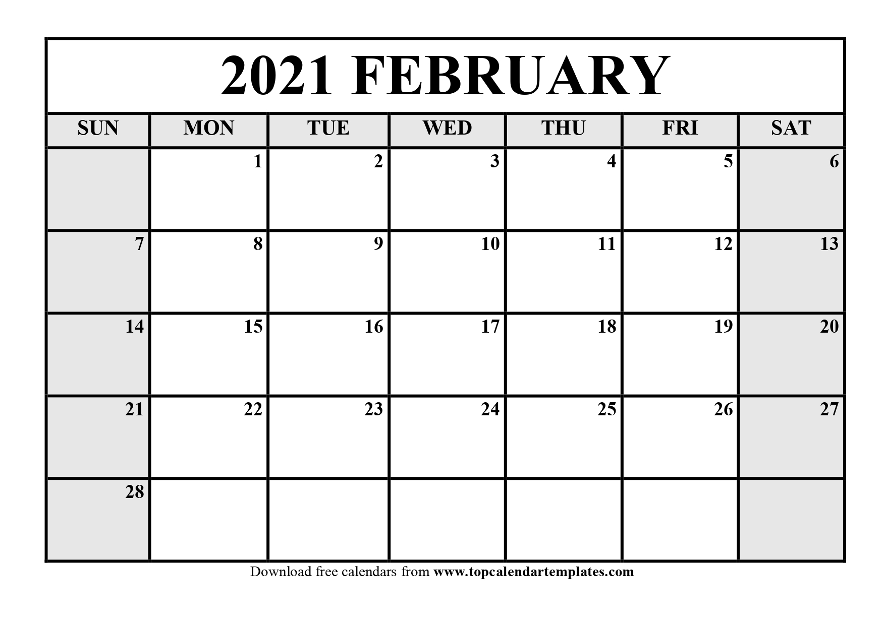 2021 Print Free Calendars Without Downloading | Calendar