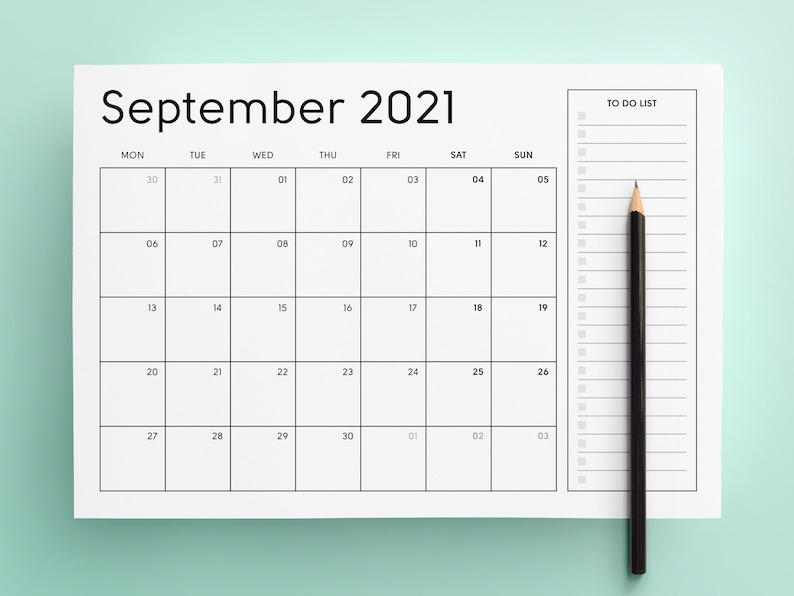 2021 Printable Calendar Sunday &amp; Monday Start 2021 Monthly