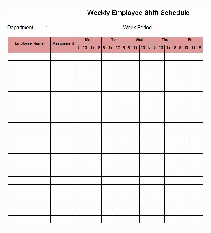 3 Crew 12 Hour Shift Schedule - Latter Example Template