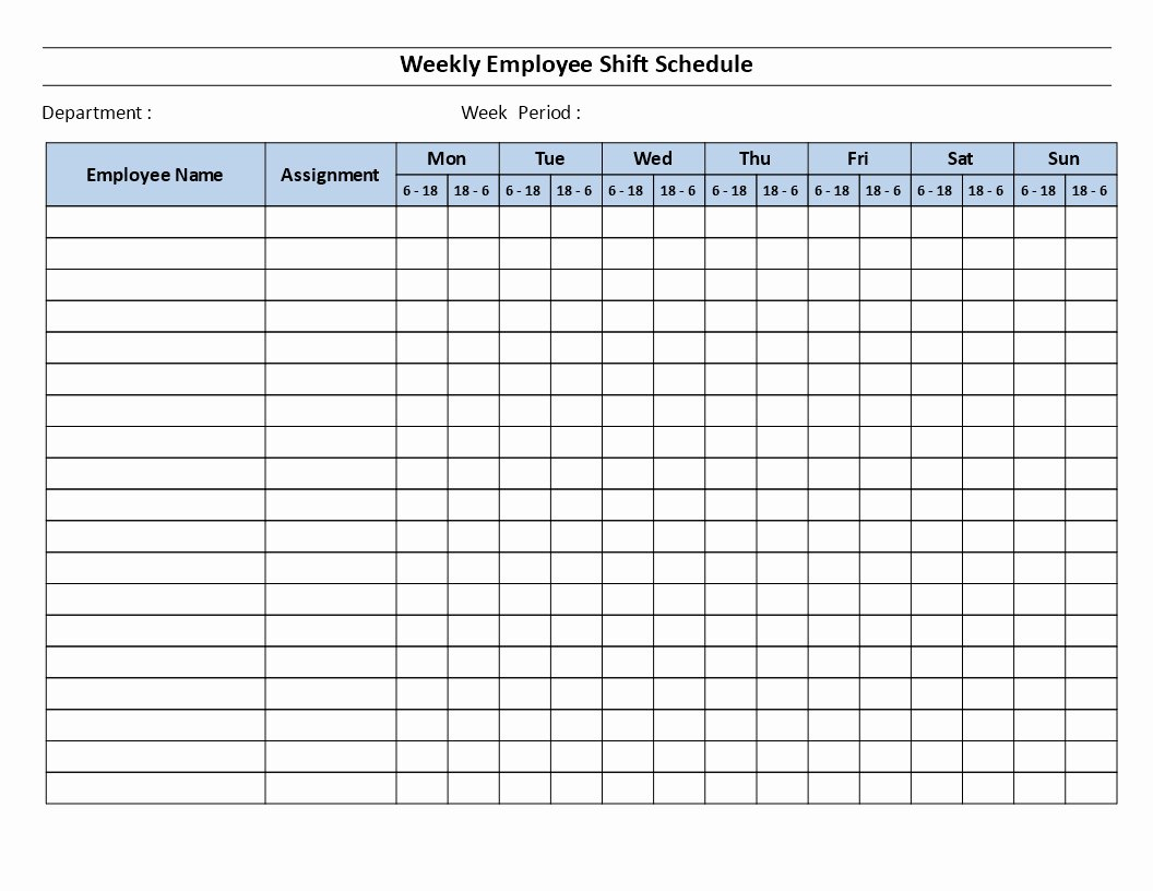 3 Crew 12 Hour Shift Schedule - Latter Example Template