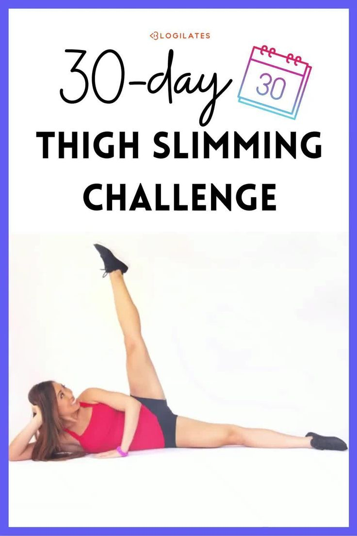 30 Day Thigh Slimming Challenge! - Blogilates [Video