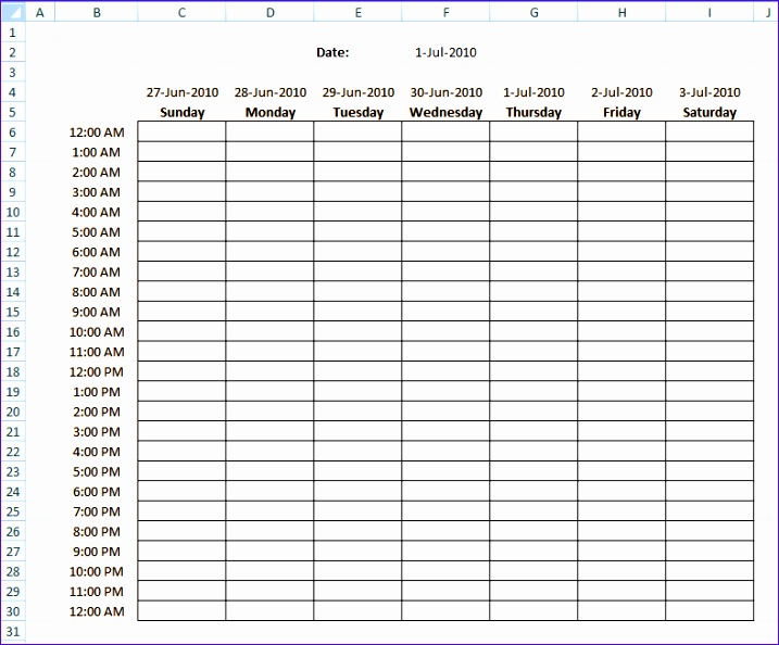 8 Schedule Excel Templates - Excel Templates