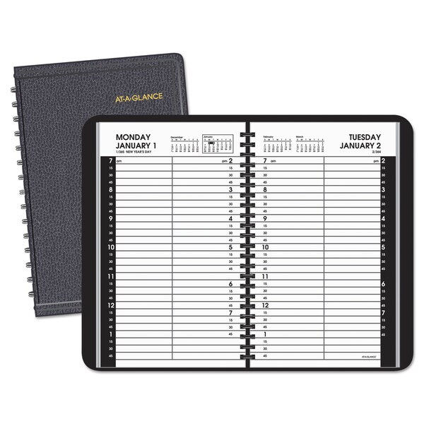 At-A-Glance Daily Appointment Book With 15-Minute