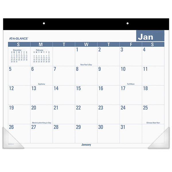 At-A-Glance Sklp2432 22&quot; X 17&quot; Easy-To-Read Monthly