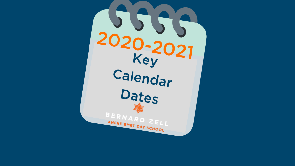 Bernard Zell Key Calendar Dates For 2020-2021 | Ma Nishma