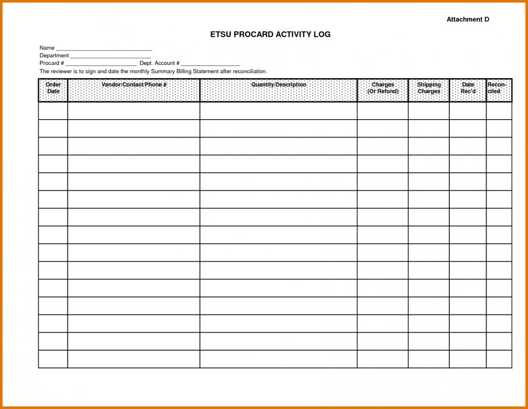 Bill Organizer Template | Shatterlion