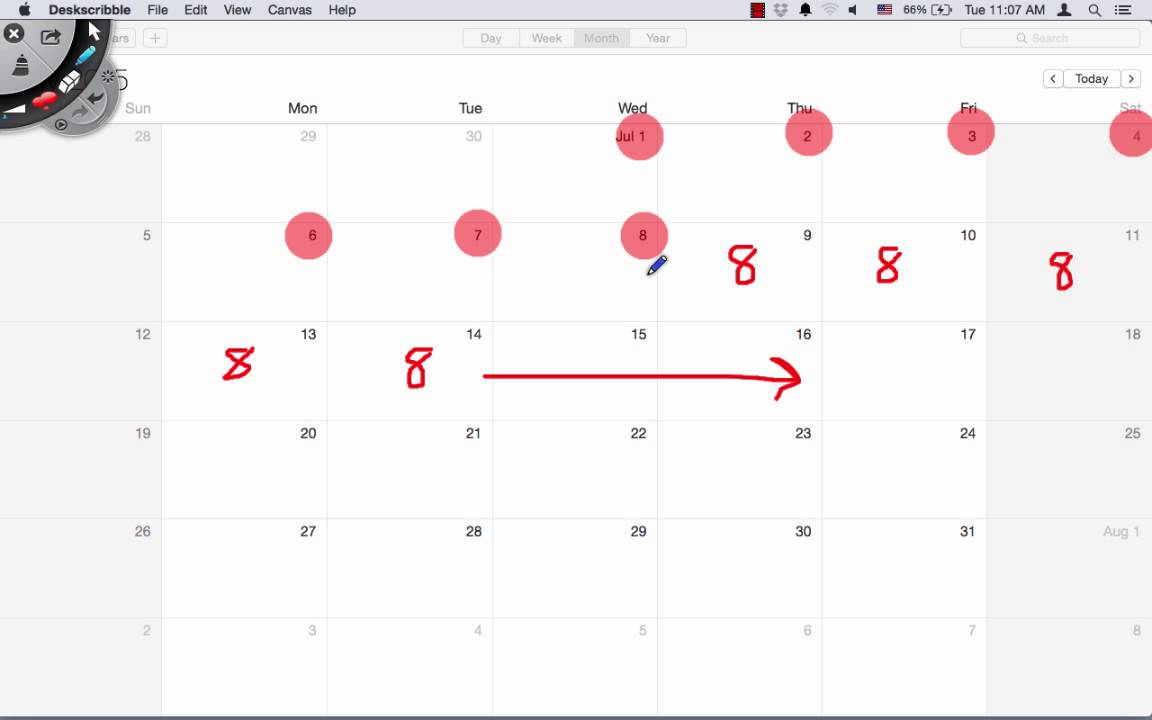 Calendar Tip - Youtube