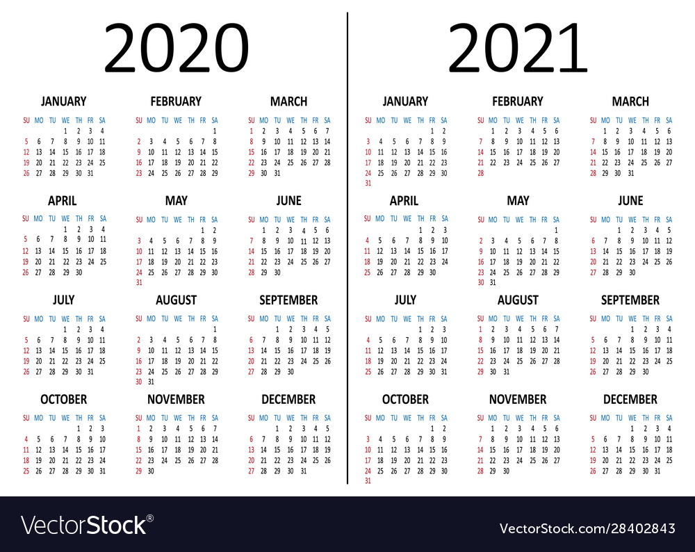 Calendar Weeks 2020 And 2021 | 2022 Calendar