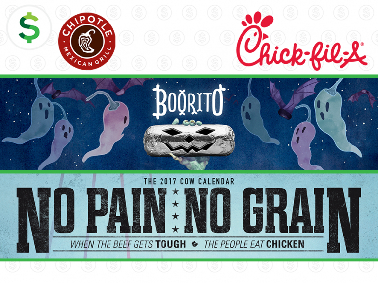 Chick-Fil-A 2017 Coupon Calendar Now Available &amp; Chipotle