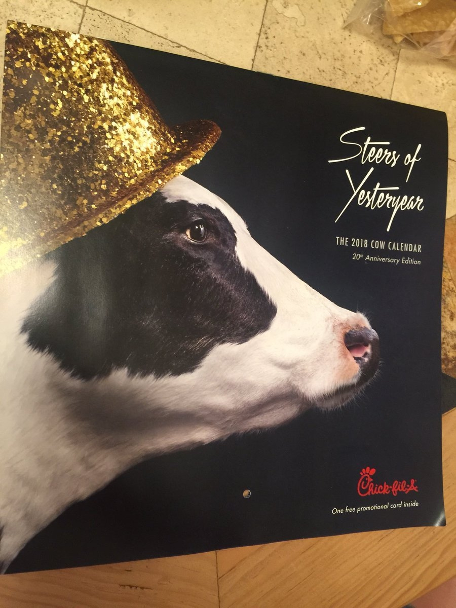 Chick Fil A Calendar 2019 :-Free Calendar Template