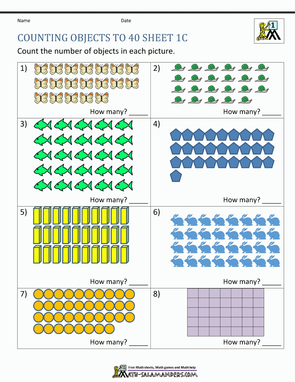 Create Your Free Number Charts 1-31 | Get Your Calendar