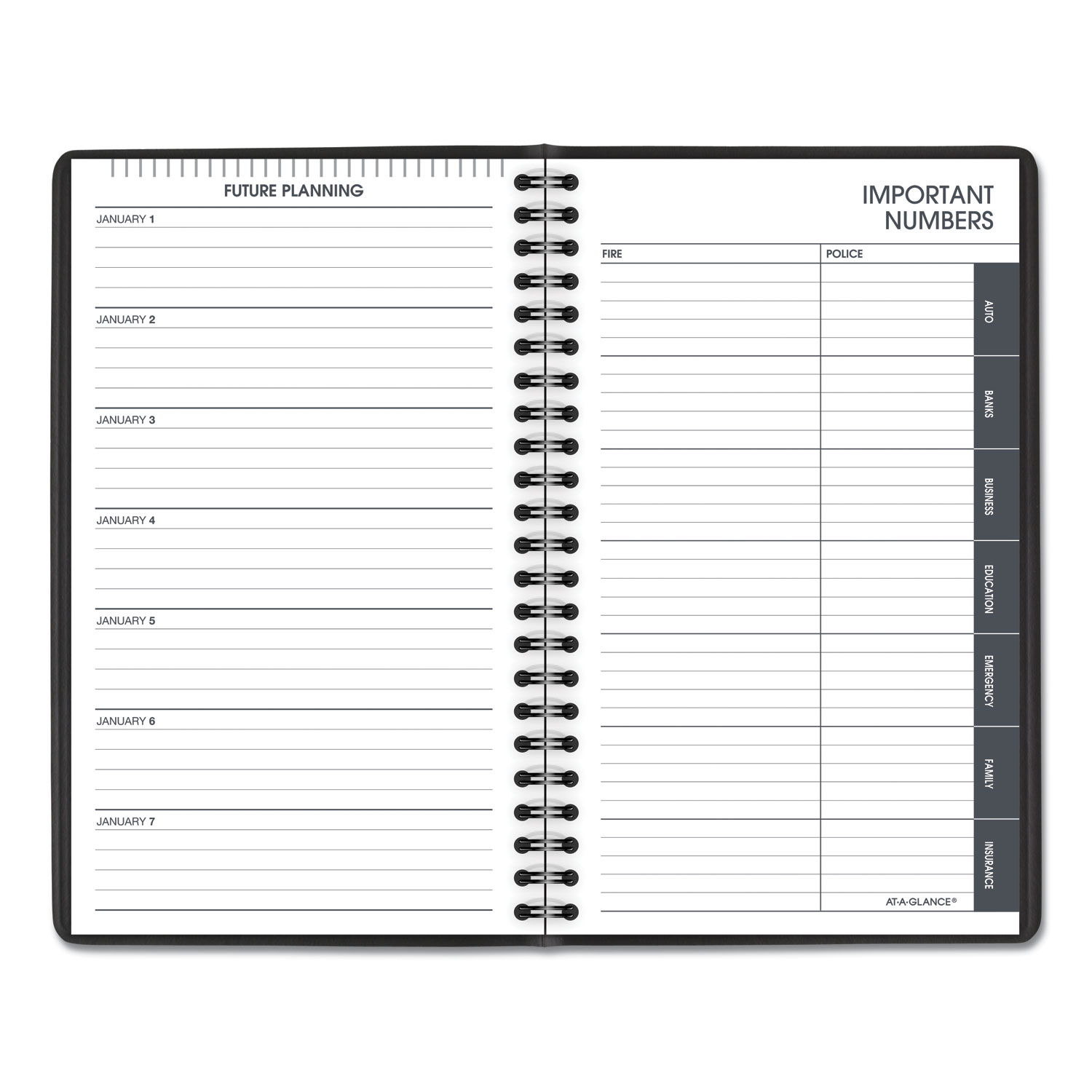 Daily Appointment Book With 15-Minute Appointments, 8.5 X