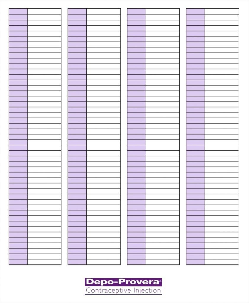 Depo Injection Schedule 2020 - Template Calendar Design