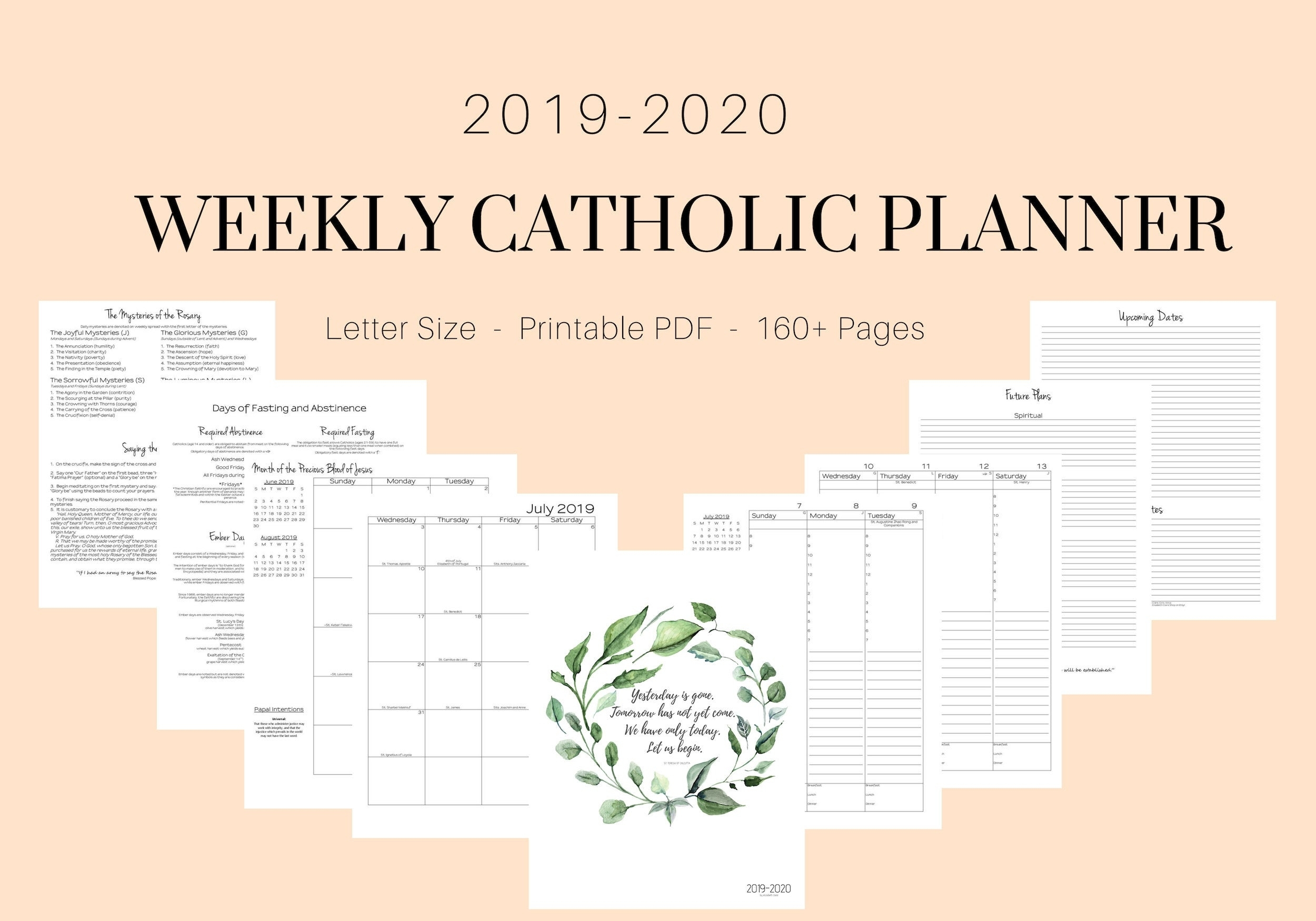 Download Catholic Liturgical Calender 2021 / Printable