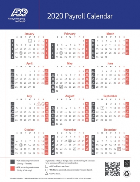 End Of Federal Pay Periods 2020 | Printable Calendar