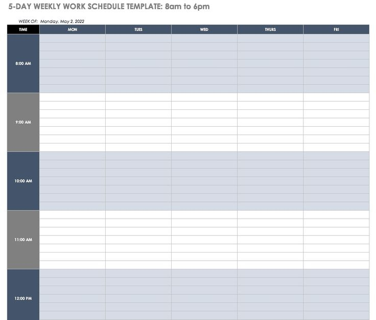 Exceptional Blank Schedule Template 7 Day 24 Hours