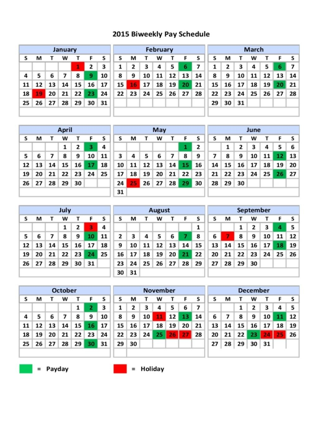 Federal Payroll Calendar 2021