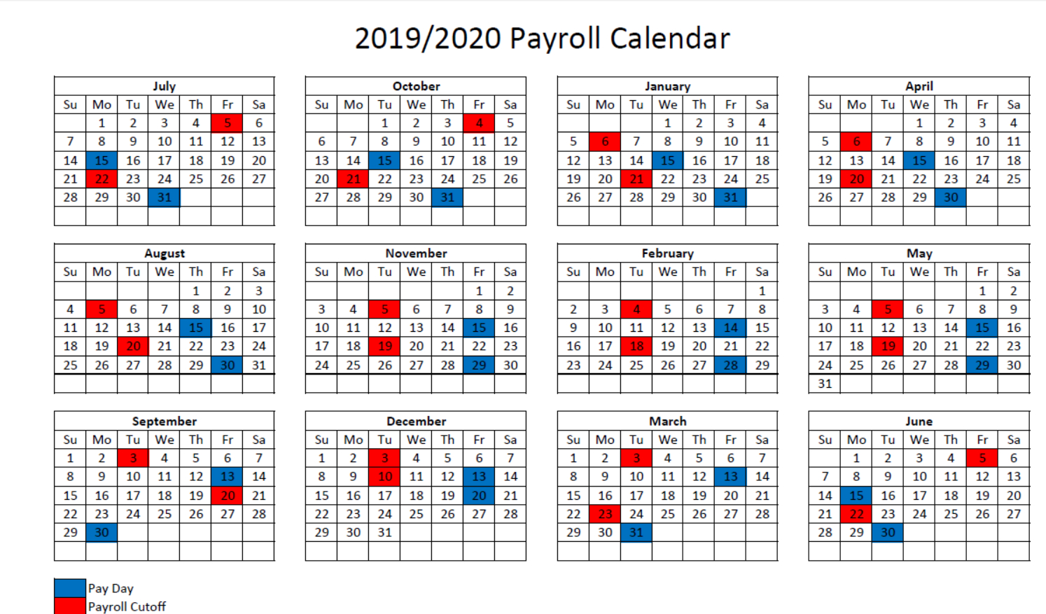 2021 Federal Pay Dates